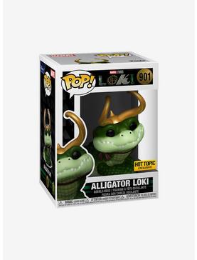 Funko Marvel Loki Pop! Alligator Loki Vinyl Bobble-Head Hot Topic Exclusive, , hi-res