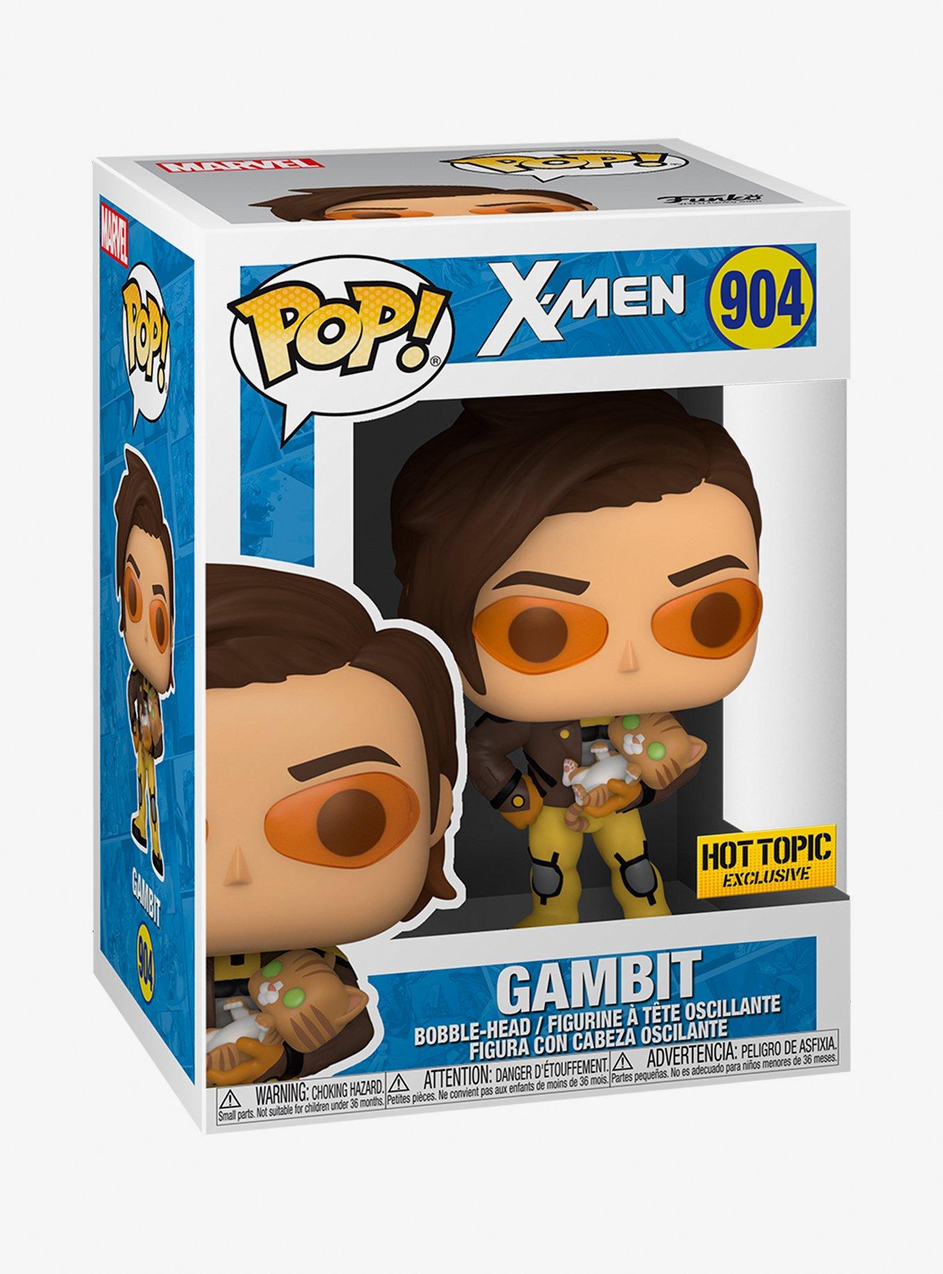 Funko Marvel X-Men Pop! Gambit (With Cat) Vinyl Figure Hot Topic Exclusive, , alternate