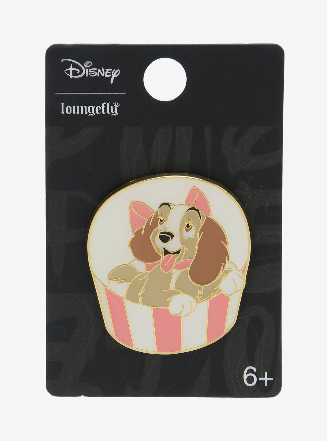 Loungefly Disney Lady And The Tramp Lady Enamel Pin, , alternate