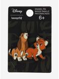Loungefly Disney The Fox And The Hound Tod & Copper Enamel Pin, , alternate