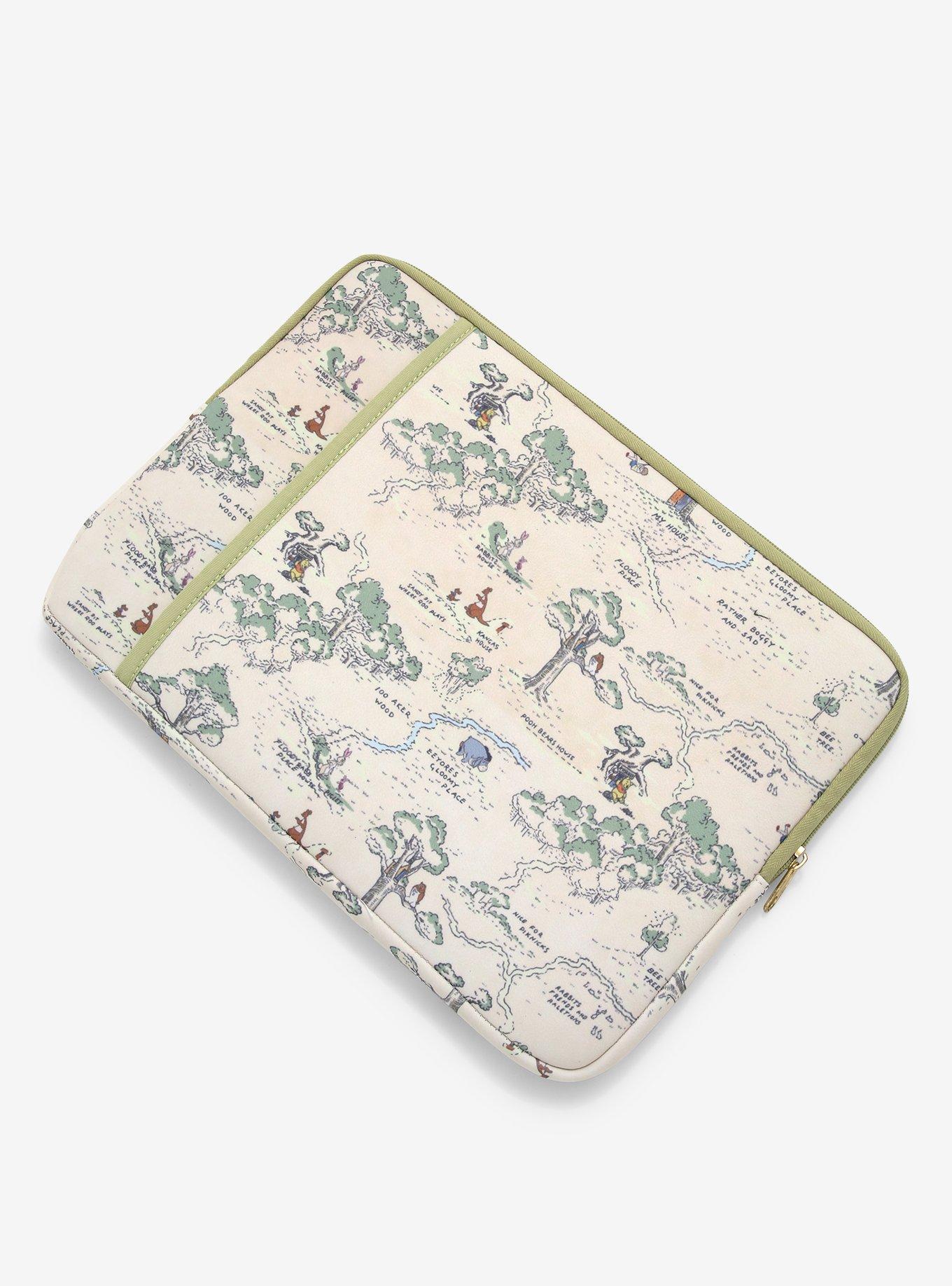 Disney Winnie the Pooh Hundred Acre Wood Map Laptop Case - BoxLunch Exclusive, , alternate