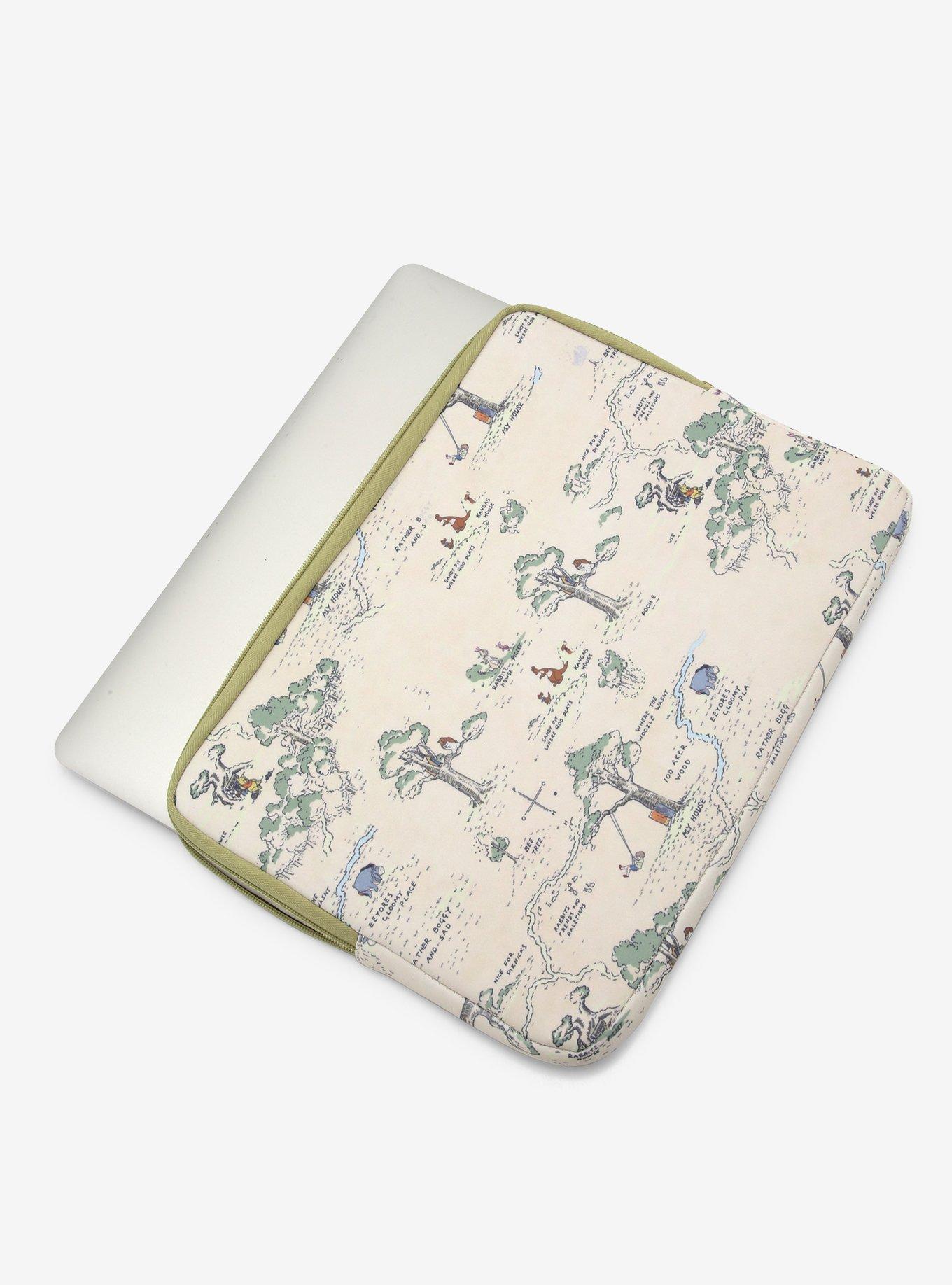 Disney Winnie the Pooh Hundred Acre Wood Map Laptop Case - BoxLunch Exclusive, , alternate