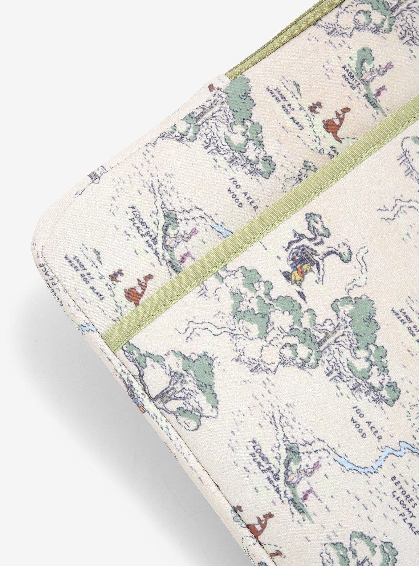 Disney Winnie the Pooh Hundred Acre Wood Map Laptop Case - BoxLunch Exclusive, , alternate