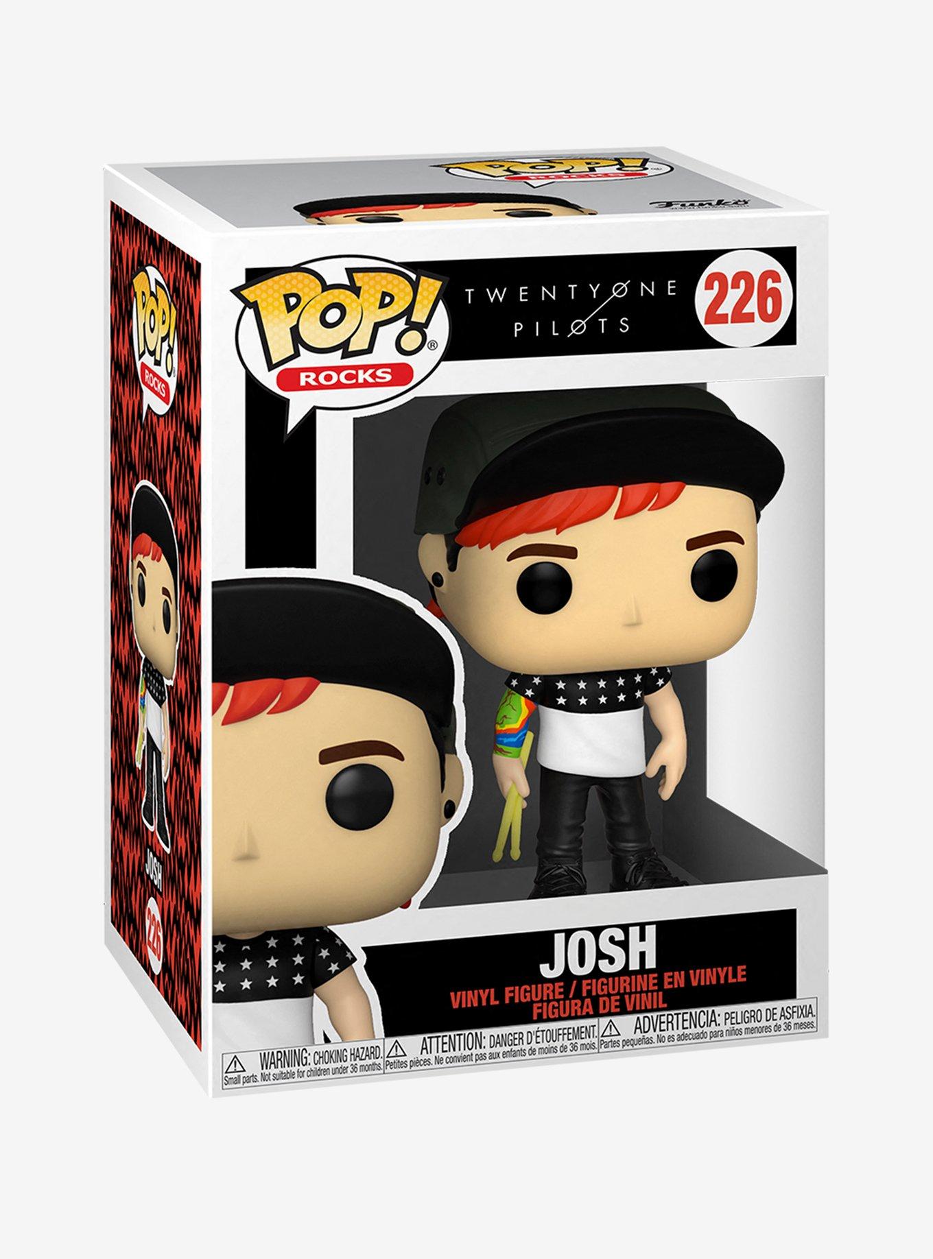 Funko Twenty One Pilots Pop! Rocks Joshua Dun (Stressed Out) Vinyl Figure, , alternate