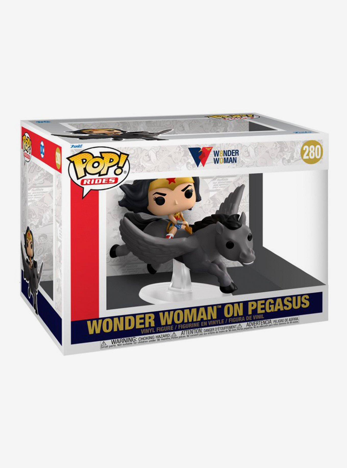 Funko DC Comics Wonder Woman Pop! Rides Wonder Woman On Pegasus 80th Anniversary Vinyl Figure, , alternate