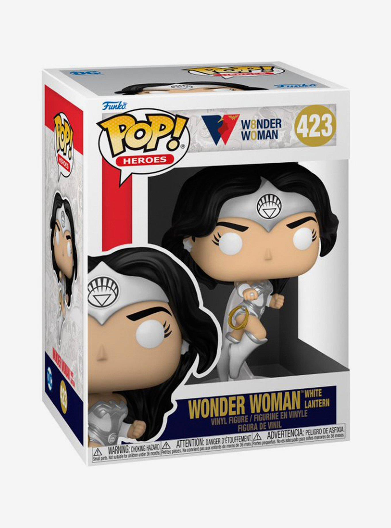 Funko DC Comics Wonder Woman Pop! Heroes Wonder Woman White Lantern 80th Anniversary Vinyl Figure, , hi-res