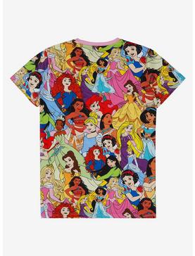 Plus Size Cakeworthy Disney Princess Characters Allover Print T-Shirt, , hi-res