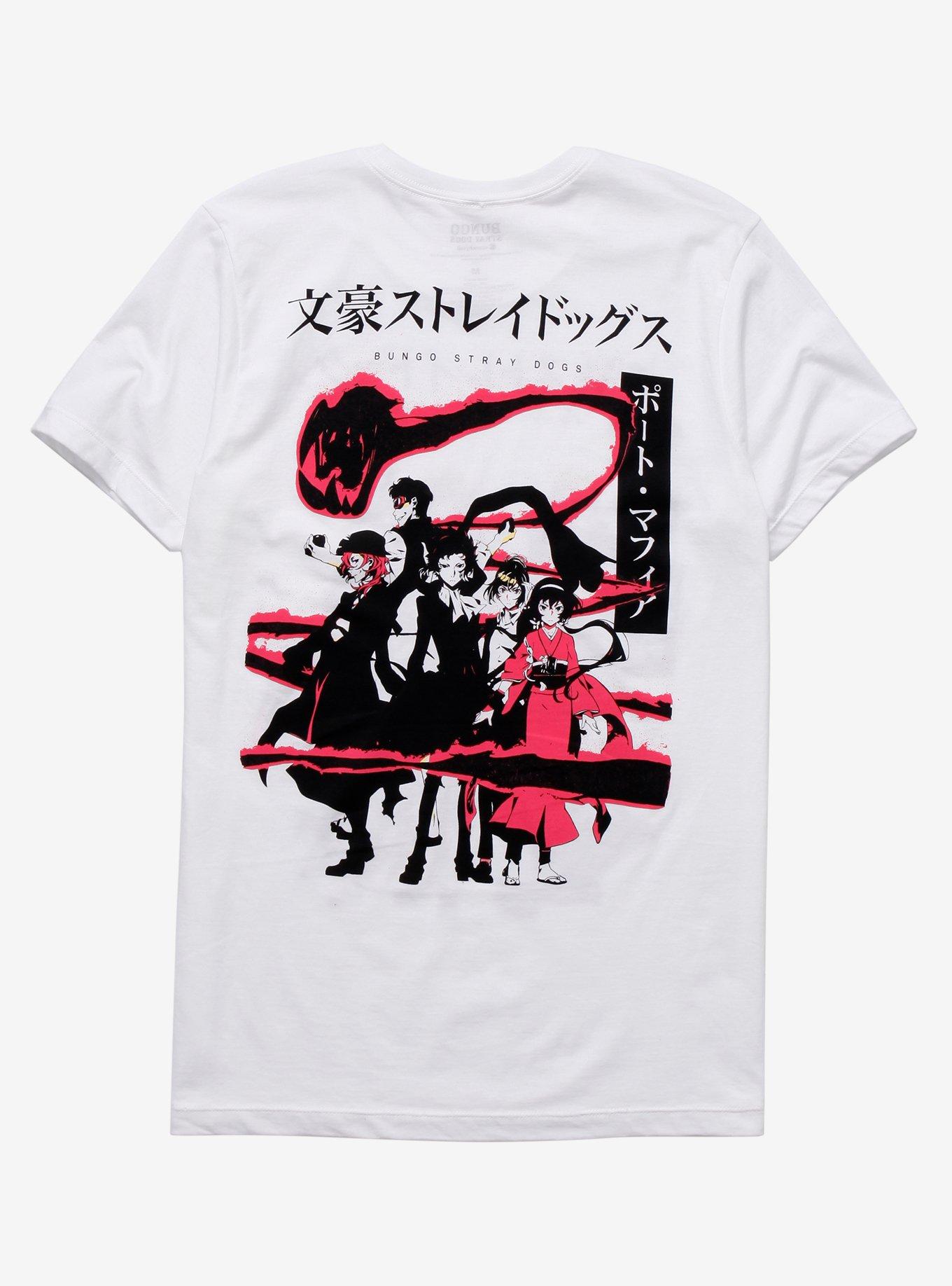 Bungo Stray Dogs Port Mafia Group T-Shirt, MULTI, alternate