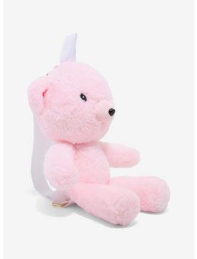 Pink Teddy Bear Plush Backpack, , hi-res