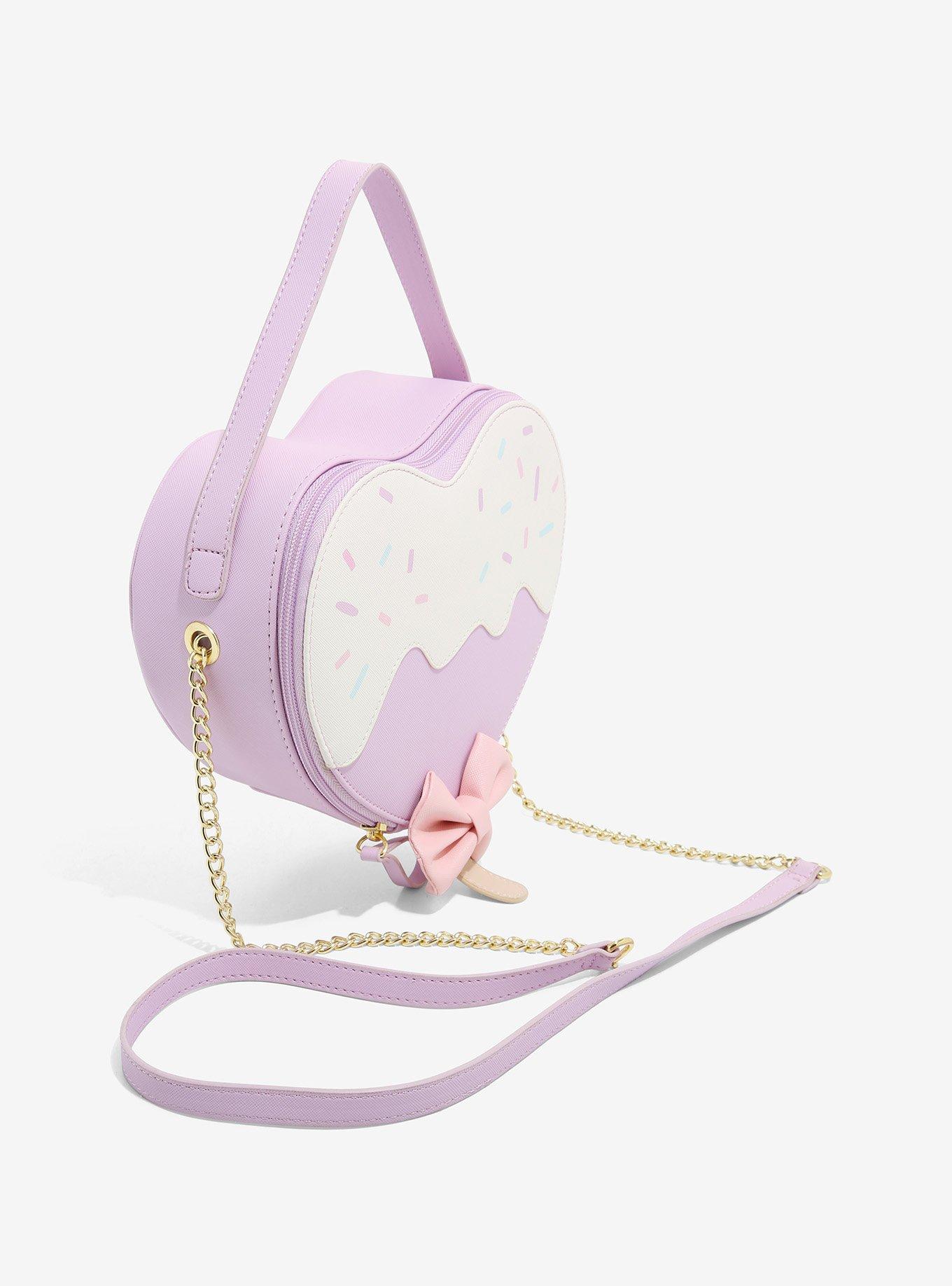 Lavender Lollipop Sprinkle Crossbody Bag, , alternate