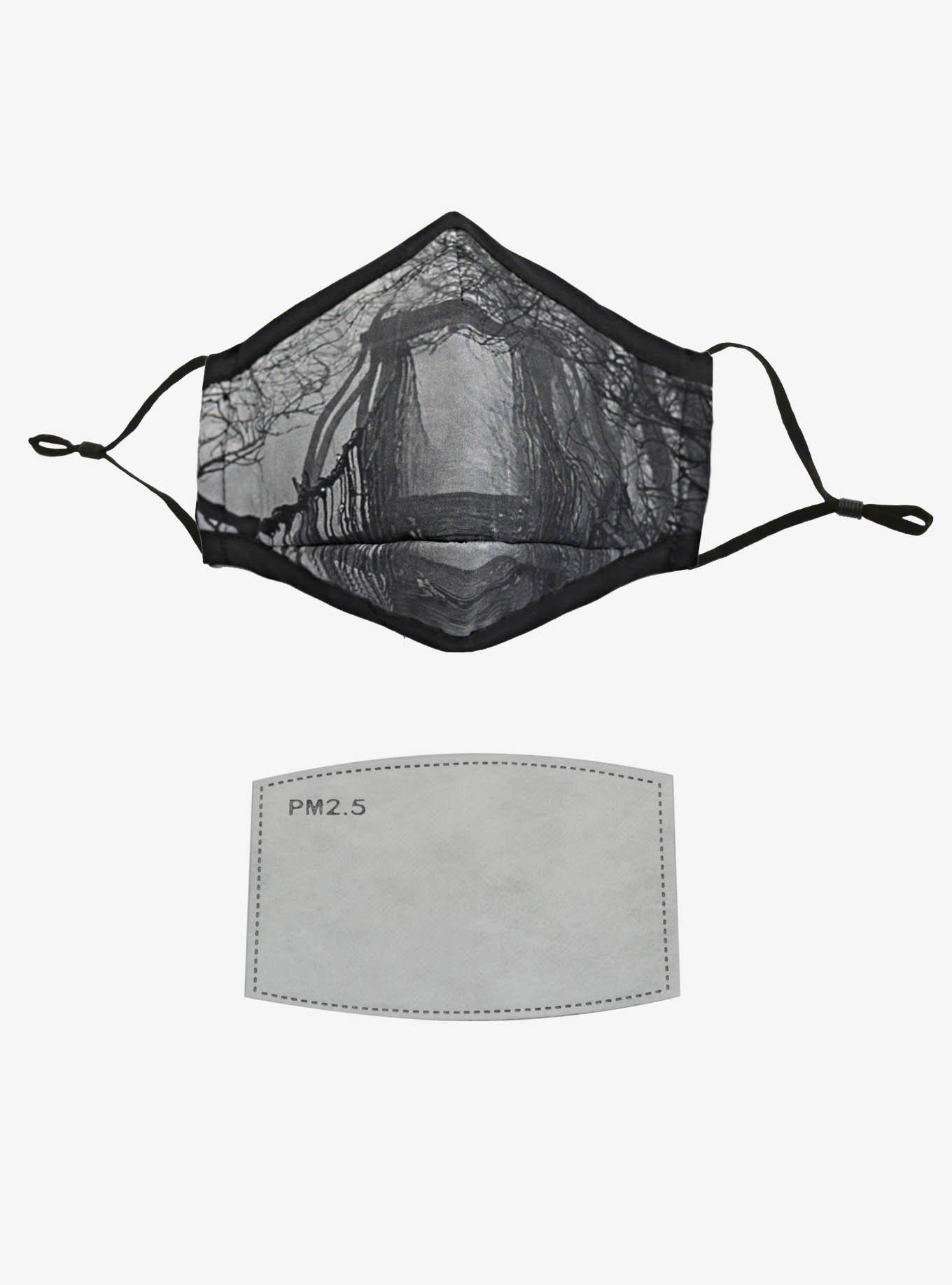 Creepy Woods Adjustable Fashion Face Mask With Filter & Filter Pocket, , alternate