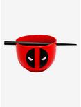 Marvel Deadpool Logo Ramen Bowl with Chopsticks - BoxLunch Exclusive, , alternate