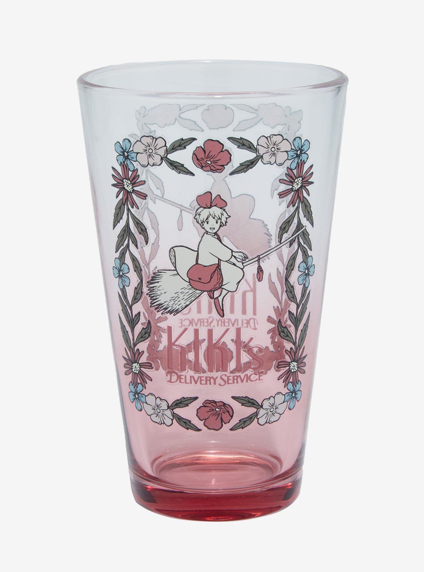 Studio Ghibli Kiki&rsquo;s Delivery Service Floral Ombre Pint Glass - BoxLunch Exclusive, , alternate