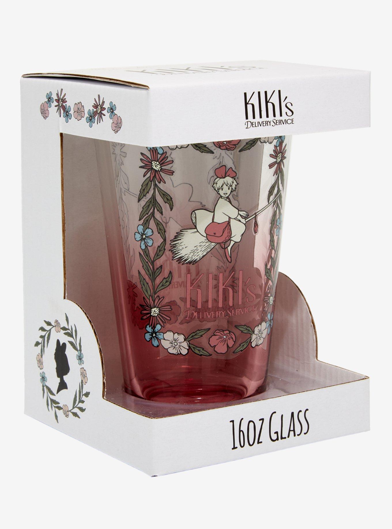 Studio Ghibli Kiki&rsquo;s Delivery Service Floral Ombre Pint Glass - BoxLunch Exclusive, , alternate
