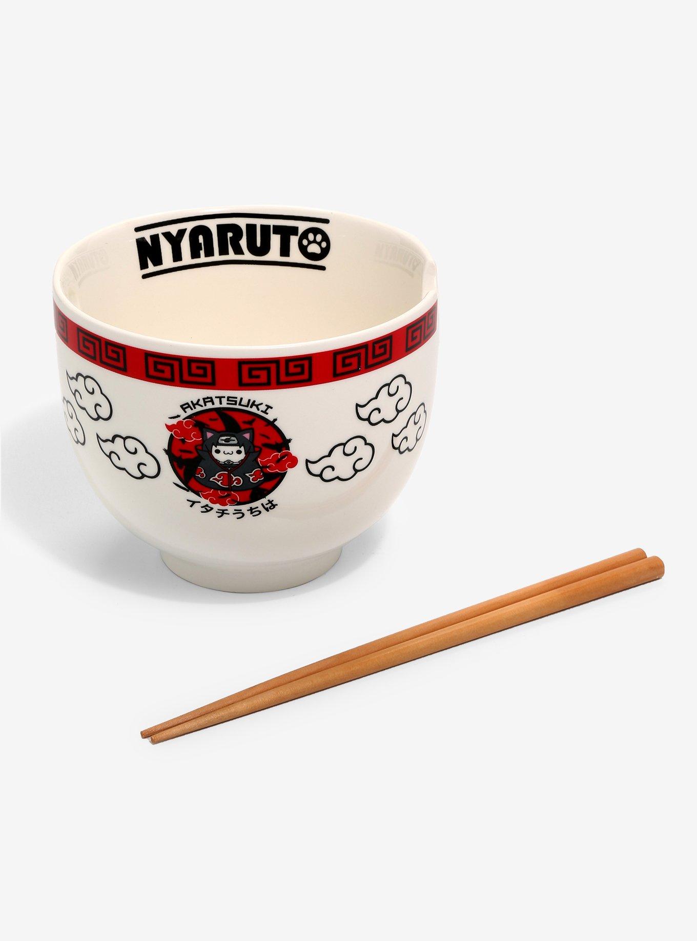Nyaruto Itachi Uchiha Akatsuki Ramen Bowl with Chopsticks - BoxLunch Exclusive, , alternate
