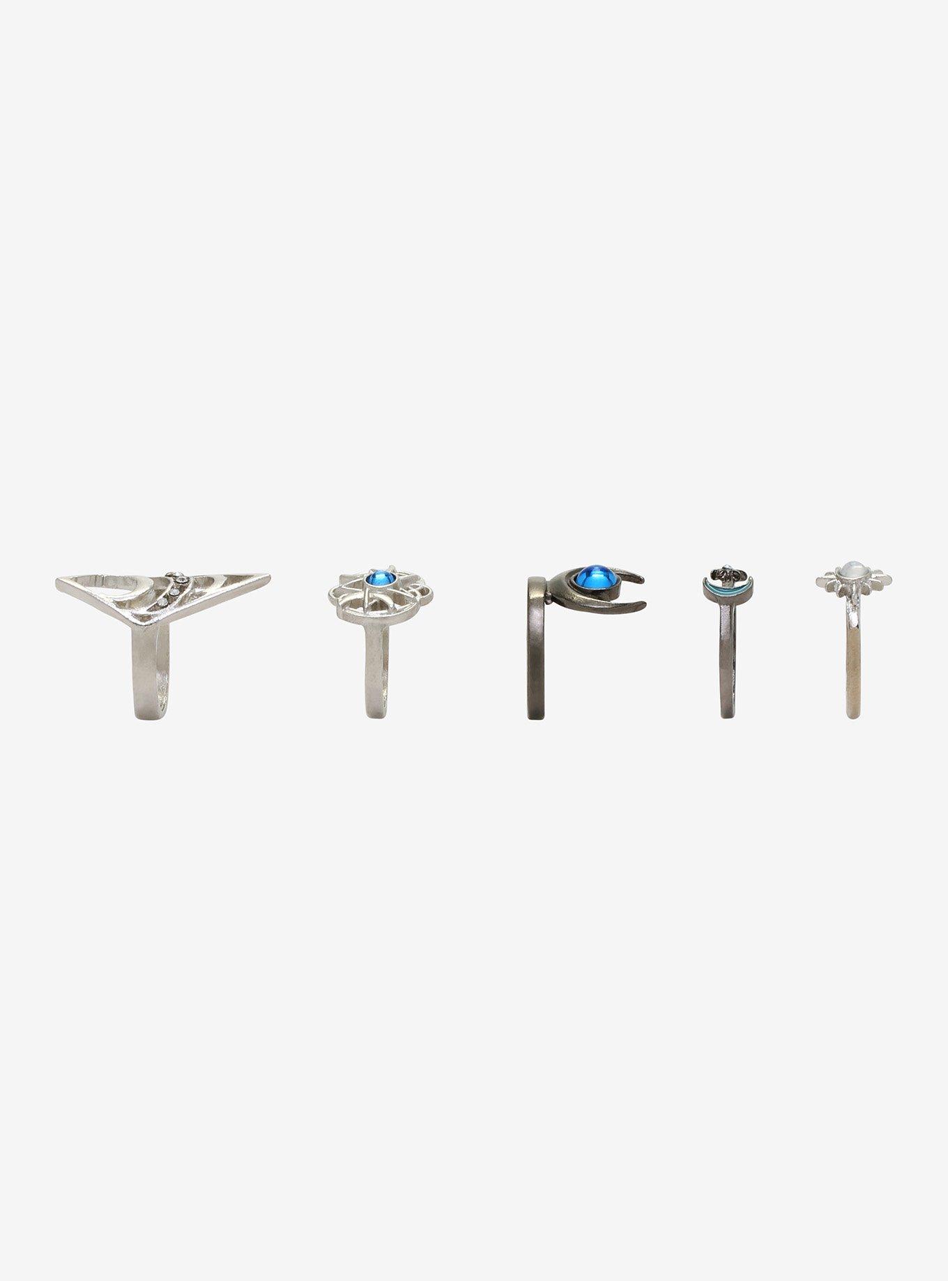 Celestial Blue Gem Ring Set, , alternate