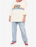 Disney Mickey & Friends Stripe Girls T-Shirt Plus Size, MULTI, alternate
