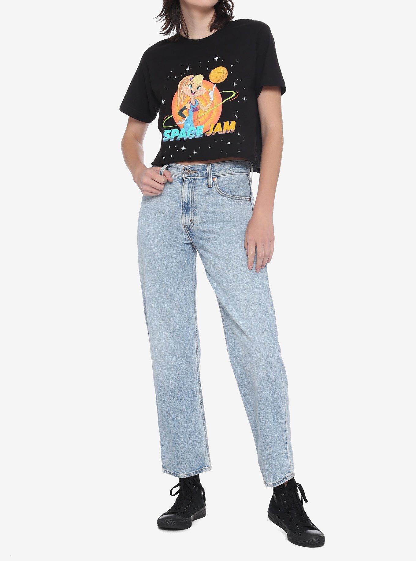 Space Jam: A New Legacy Lola Bunny Girls Crop T-Shirt, MULTI, alternate