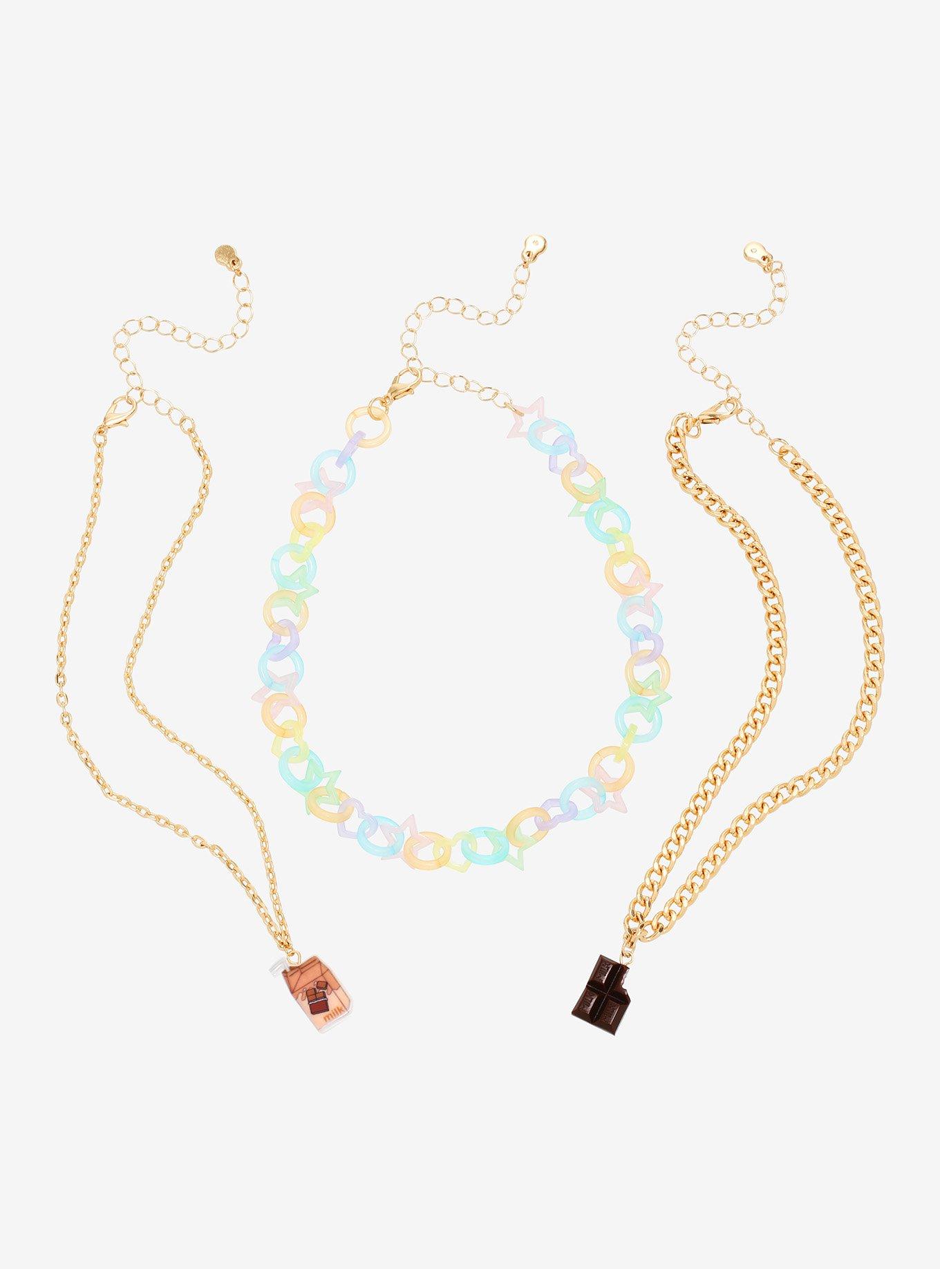 Pastel Chocolate Choker Set, , alternate