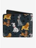 Disney Dogs Collage Paws Bifold Wallet, , alternate