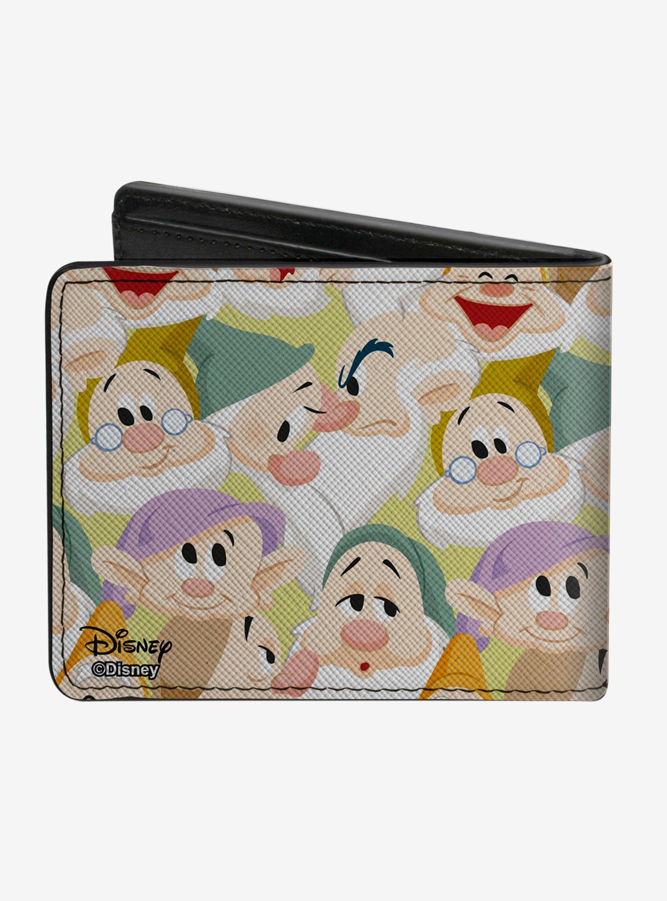 Disney Snow White Dwarfs Stacked Bifold Wallet, , alternate