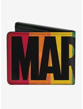 Marvel Brick Rainbow Black Bifold Wallet, , hi-res