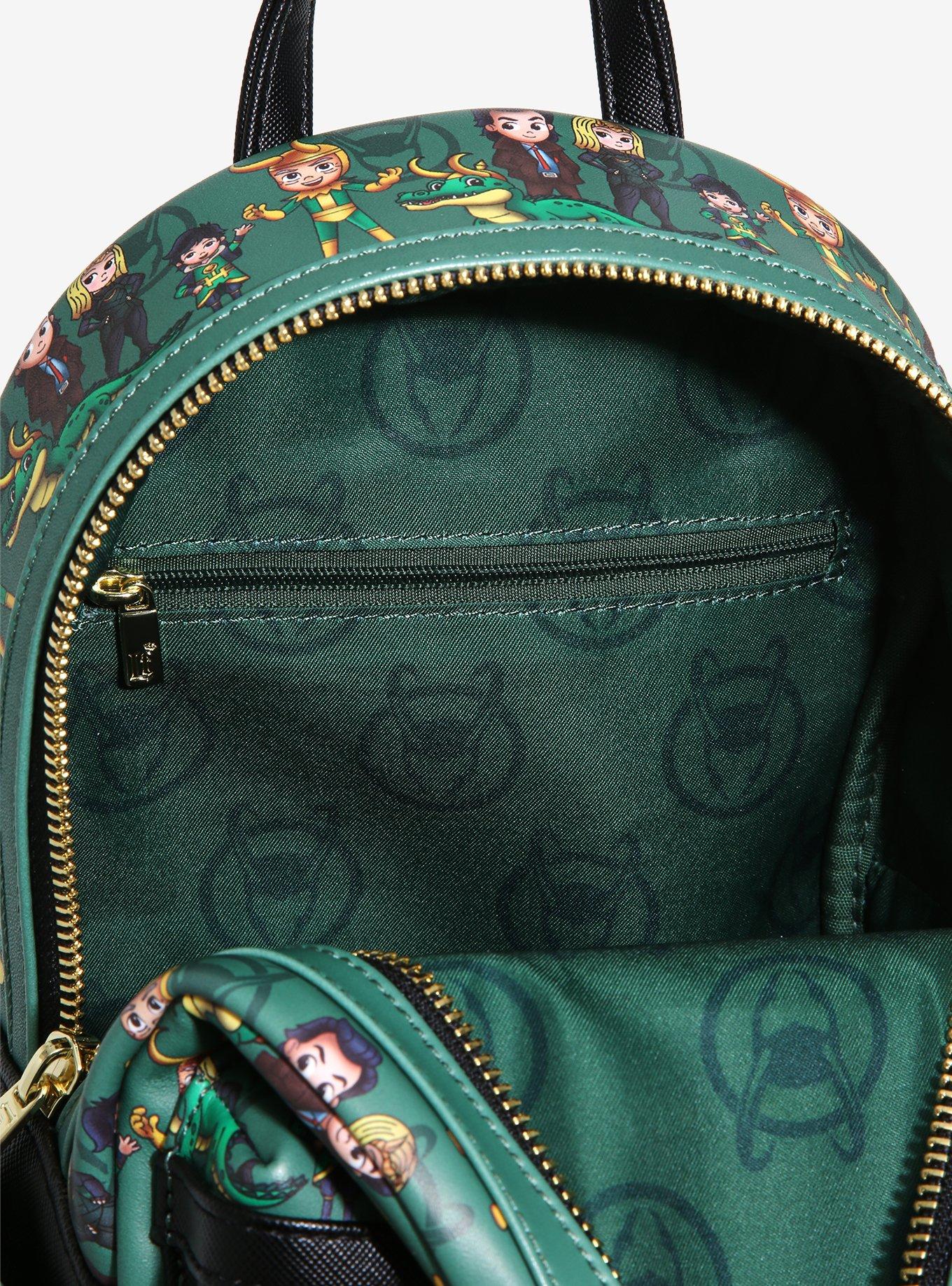 NEW Loungefly Disney Marvel LOKI Variants Kid Alligator Sylvie Mini Backpack  Bag