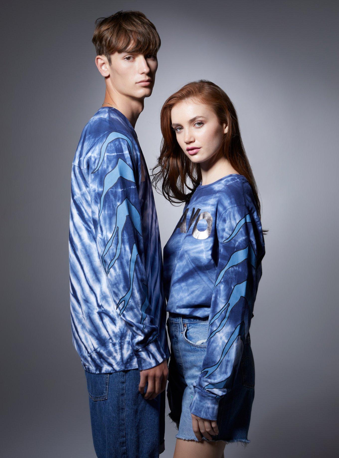 Our Universe Star Wars: The Clone Wars Ahsoka Tano Tie-Dye Long-Sleeve T-Shirt Her Universe Exclusive, MULTI, alternate