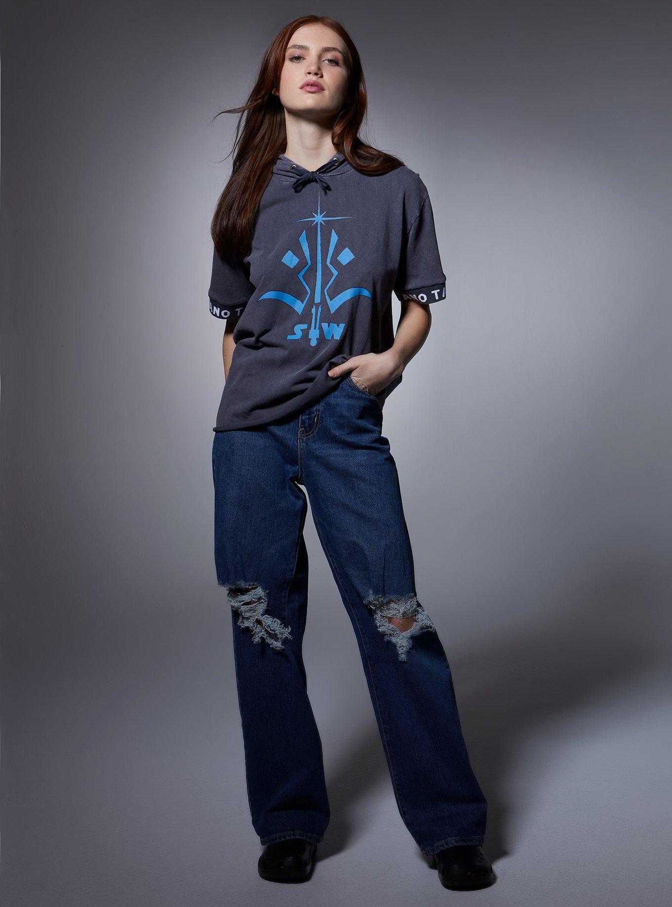 Her Universe Star Wars: The Clone Wars Ahsoka Tano Short-Sleeve Hoodie Her Universe Exclusive, MULTI, alternate