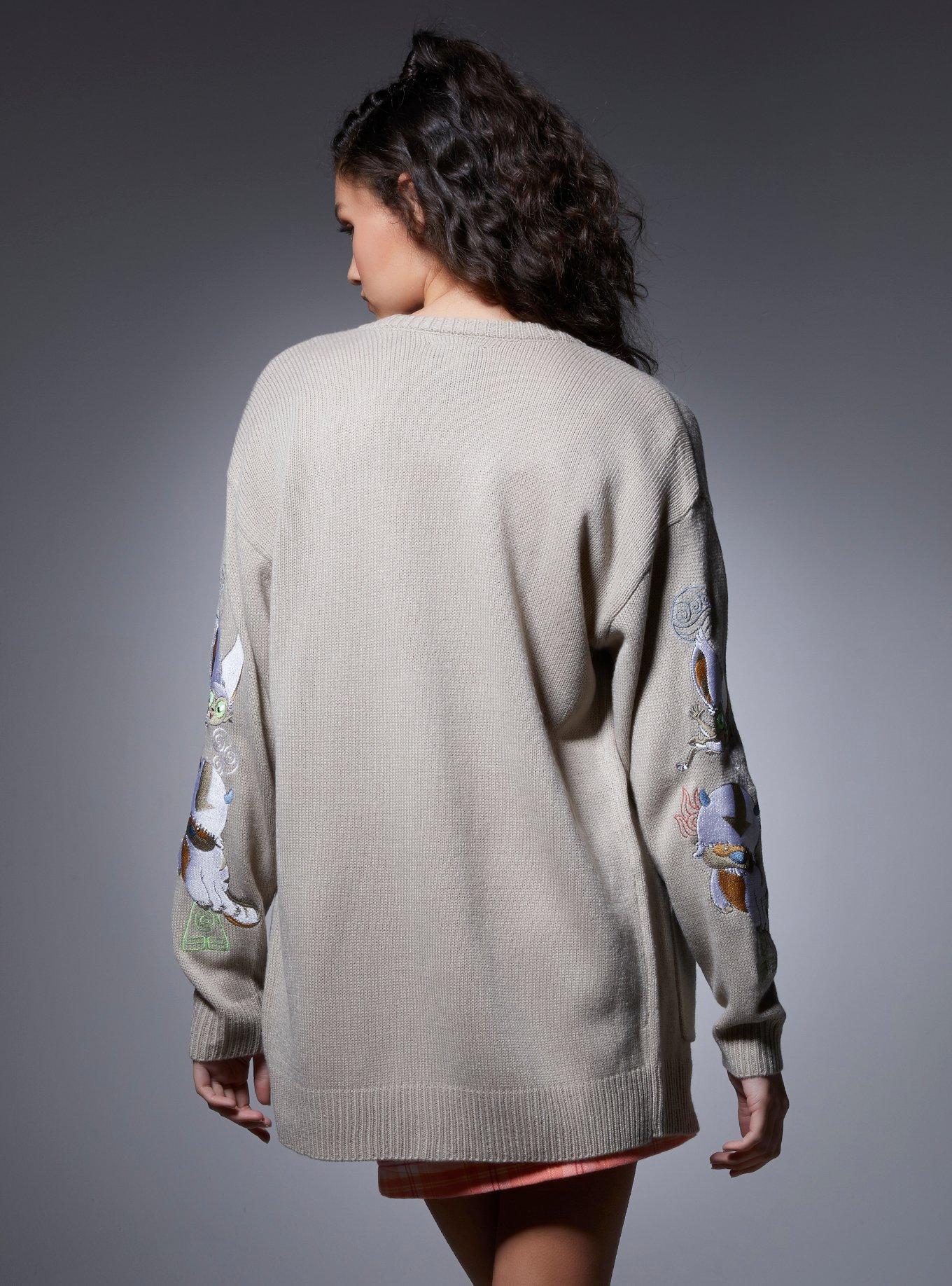 Her Universe Avatar: The Last Airbender Appa & Momo Embroidered Cardigan Her Universe Exclusive, MULTI, alternate