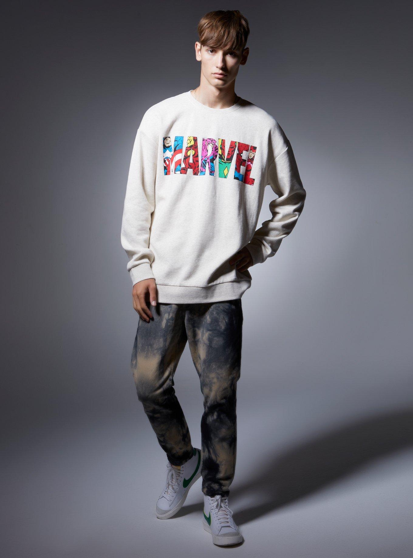 Our Universe Marvel Comics Vintage Sweatshirt Her Universe Exclusive, MULTI, alternate