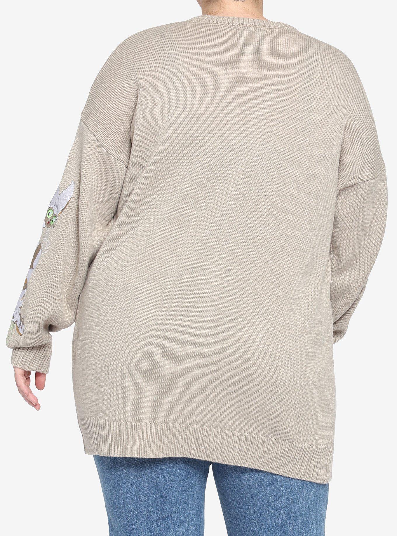 Her Universe Avatar: The Last Airbender Appa & Momo Embroidered Cardigan Plus Size Her Universe Exclusive, MULTI, alternate