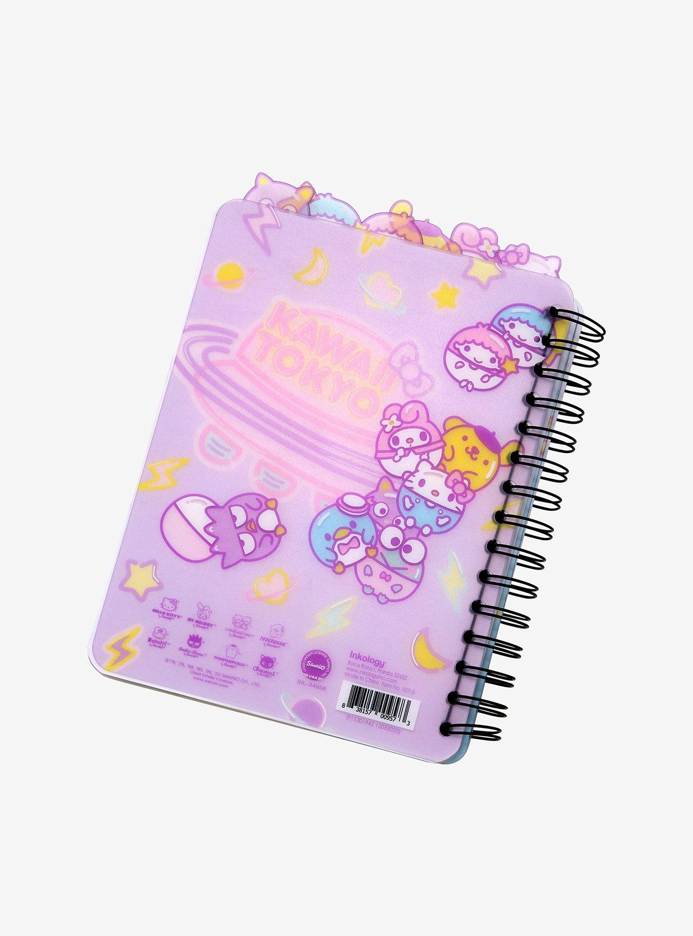 NWT kawaii Tokyo Sanrio characters hello kitty tabbed notebook