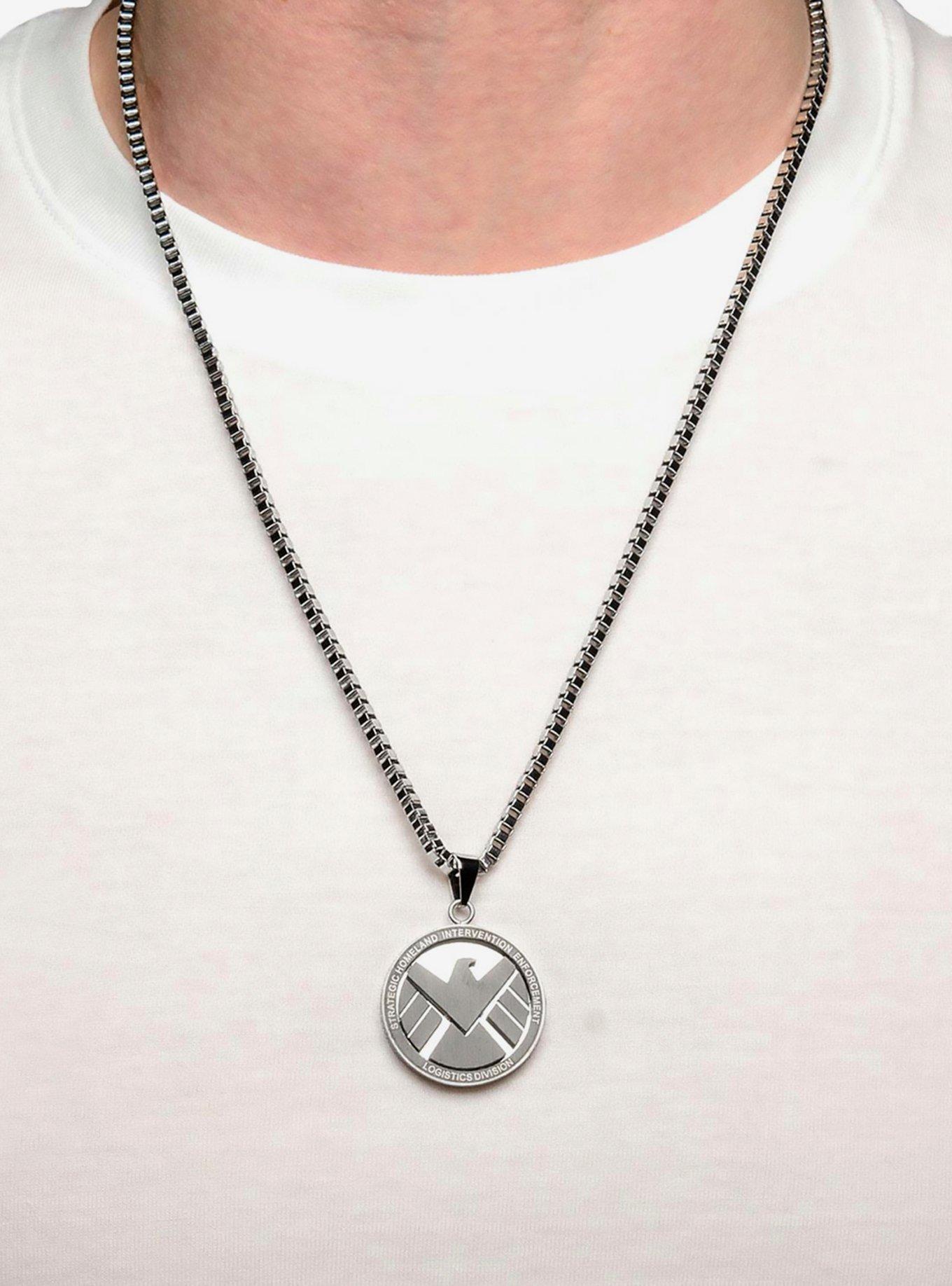 Marvel S.H.I.E.L.D. Pendant Necklace, , alternate