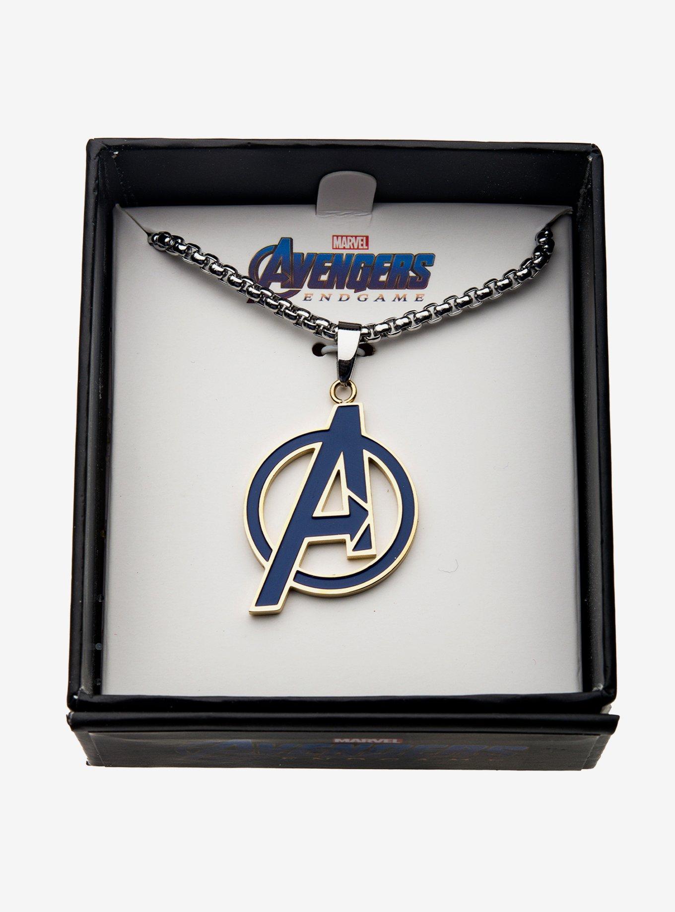 Marvel Avengers Logo Pendant Necklace, , alternate