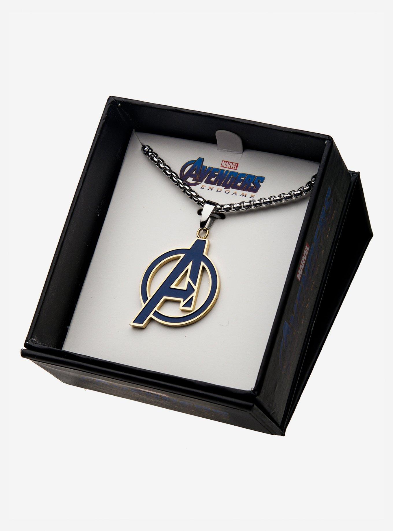 Marvel Avengers Logo Pendant Necklace, , alternate