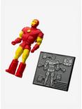Marvel Iron Man Retro Action Figure 80 Years Enamel Pin Set, , alternate