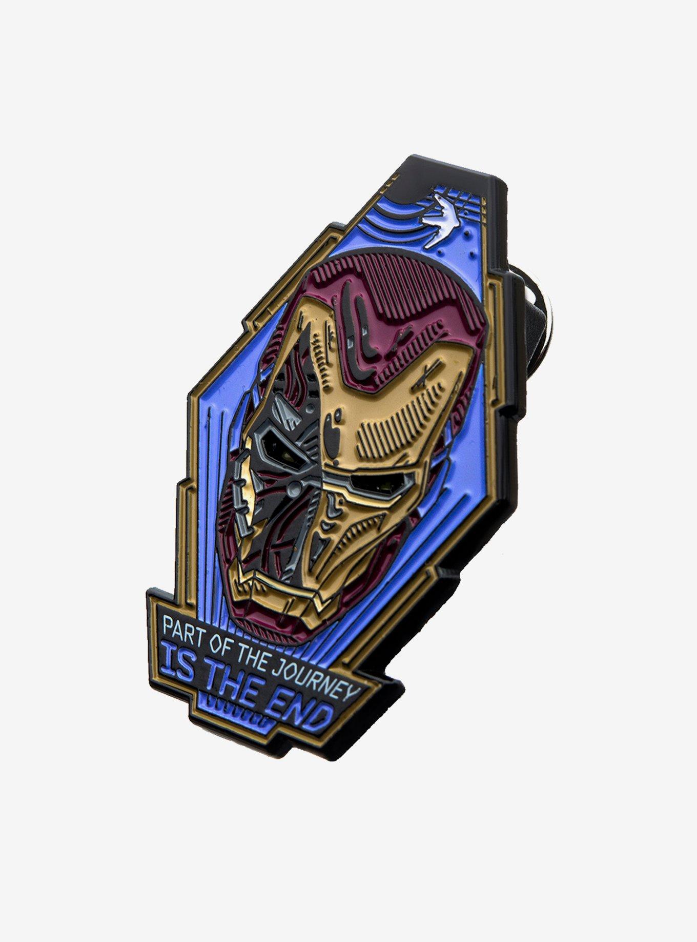 Marvel Avengers: Endgame Iron Man Light-Up Enamel Pin, , alternate