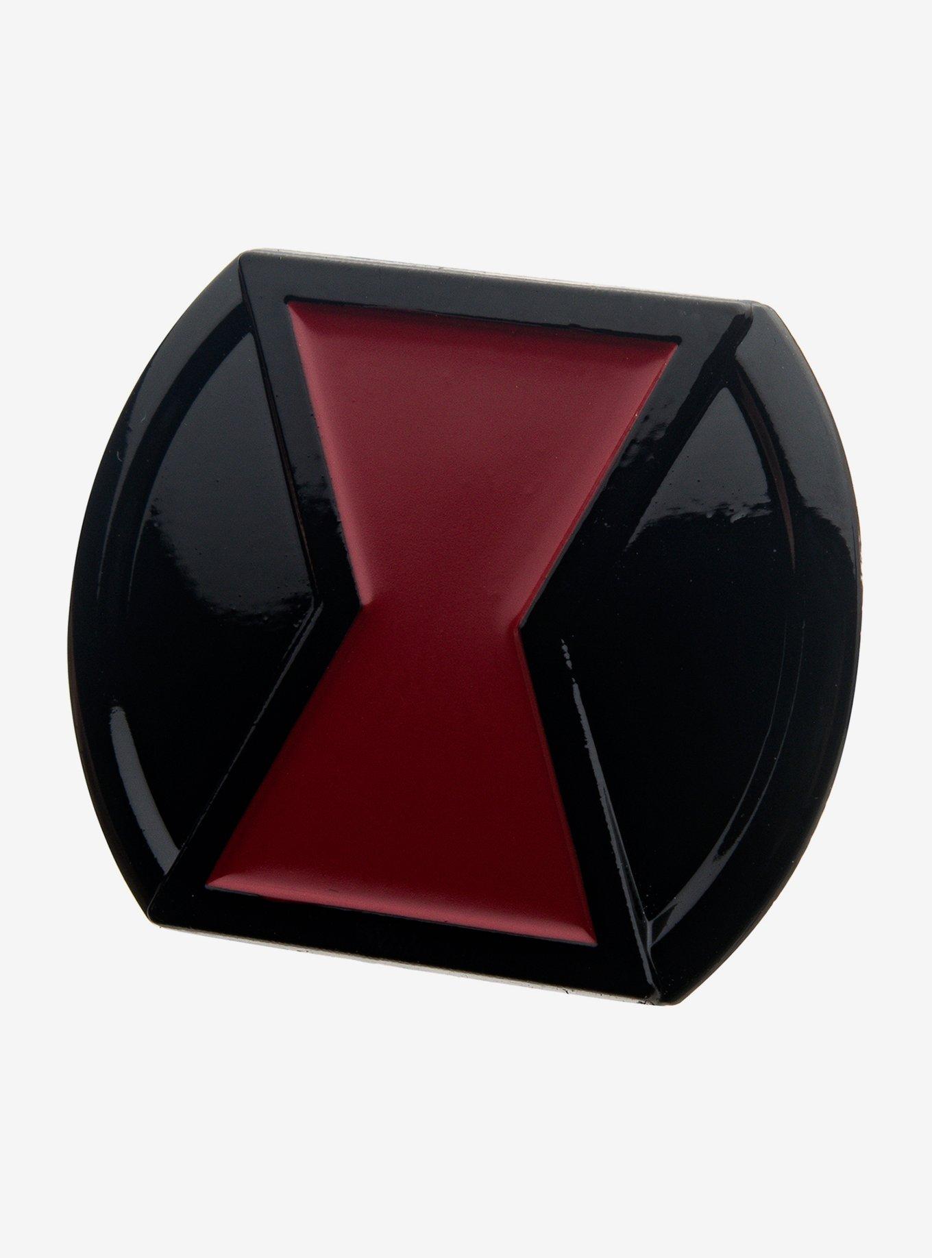 Marvel Black Widow Belt Buckle Enamel Pin, , alternate