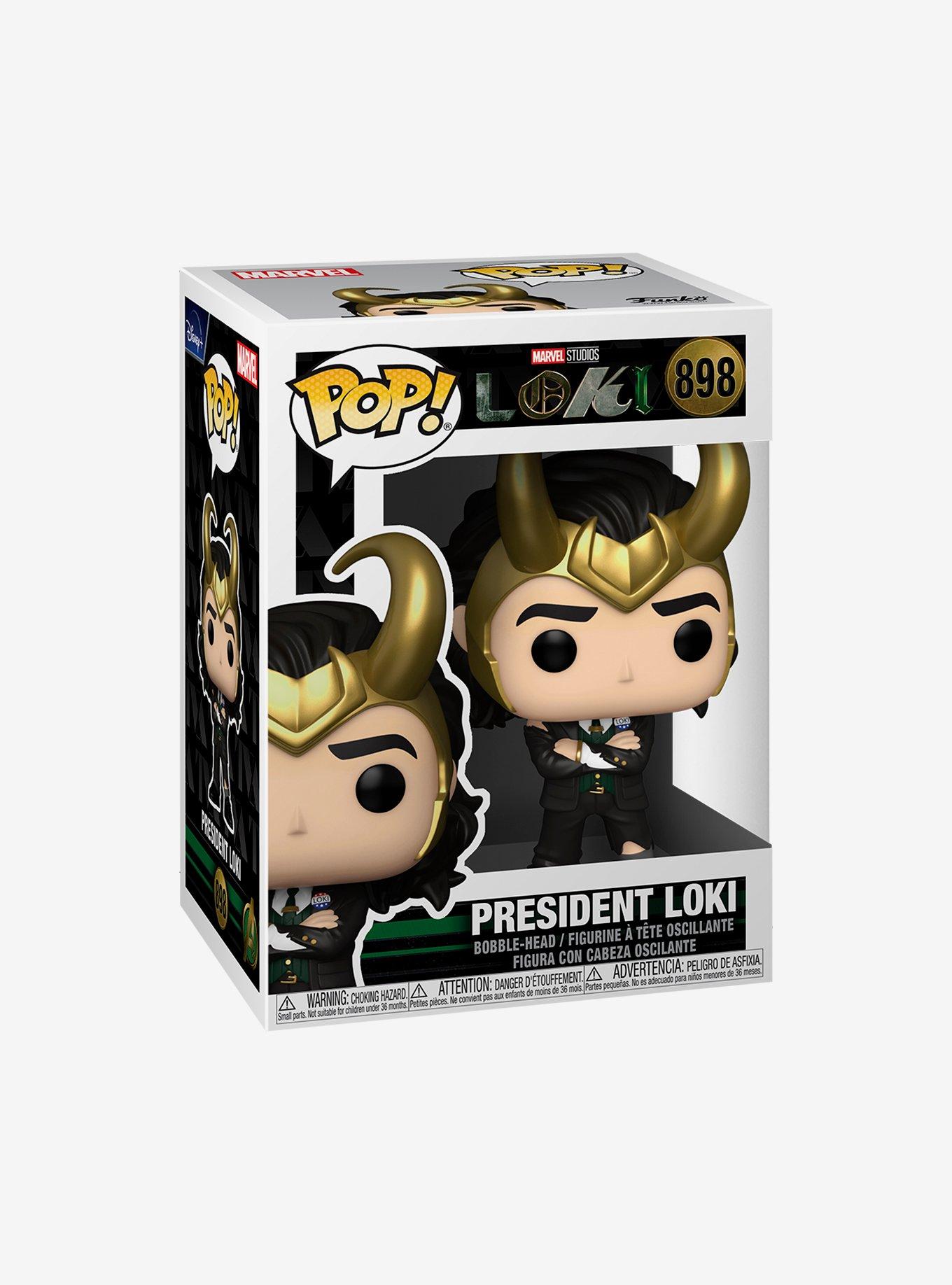 Funko Pop! Marvel Loki President Loki Vinyl Bobble-Head, , alternate