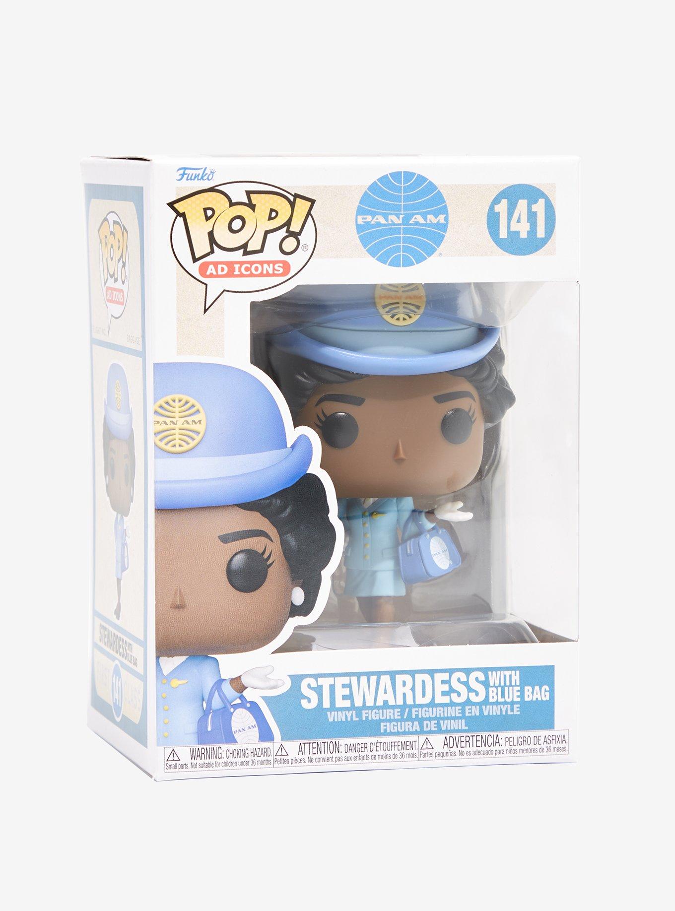 Funko Pop! Ad Icons Pan Am Stewardess with Blue Bag Vinyl Figure, , alternate