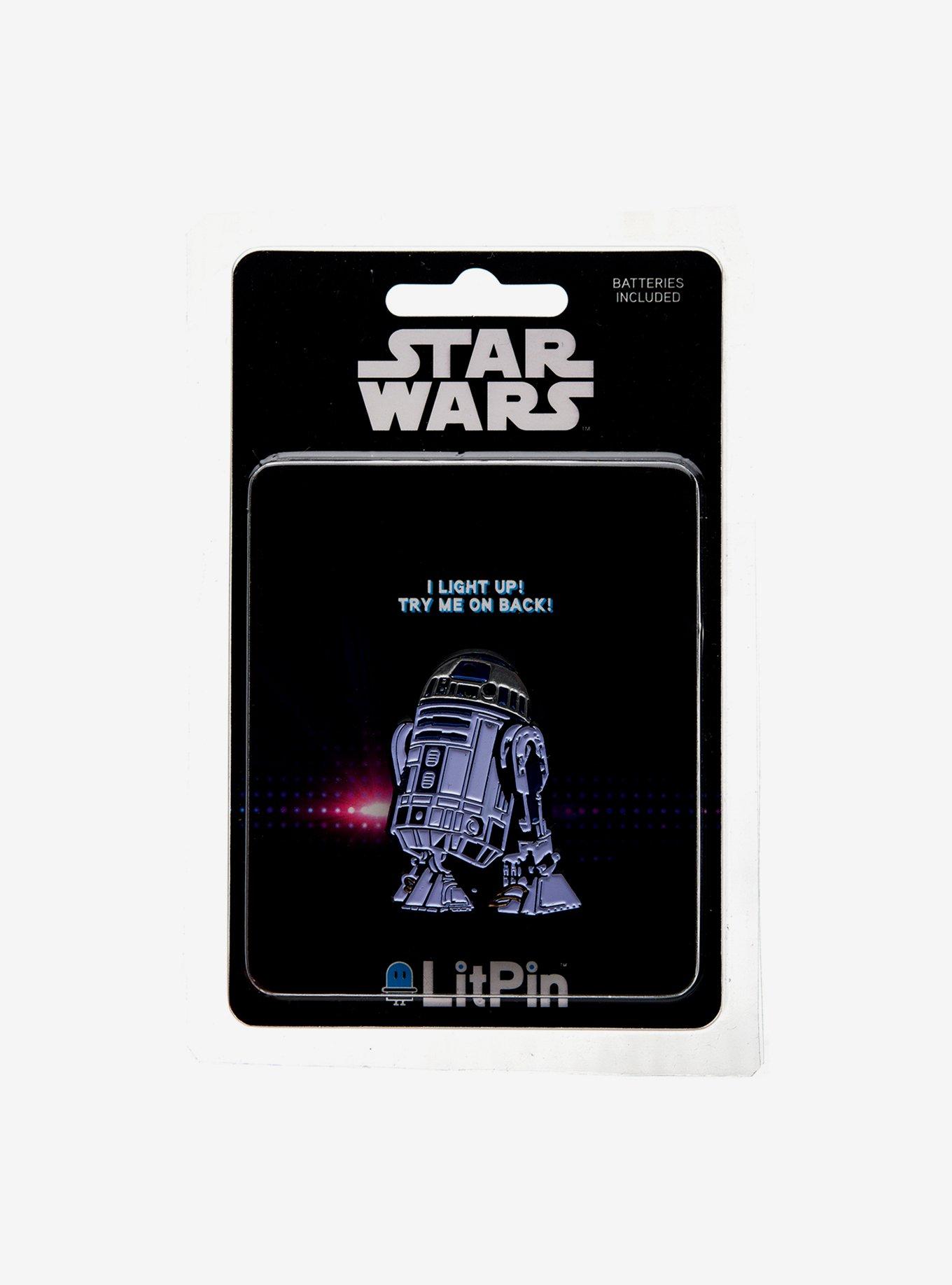 Star Wars R2-D2 Light-Up Enamel Pin, , alternate