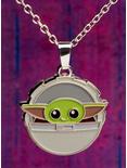 Star Wars The Mandalorian The Child Silver Plated Necklace, , alternate