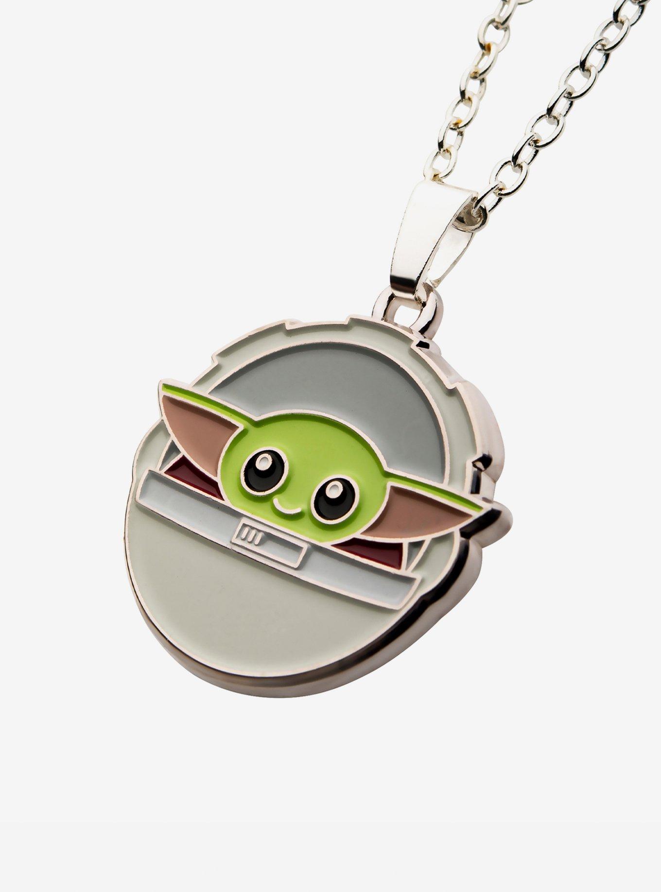 Star Wars The Mandalorian The Child Silver Plated Necklace, , alternate