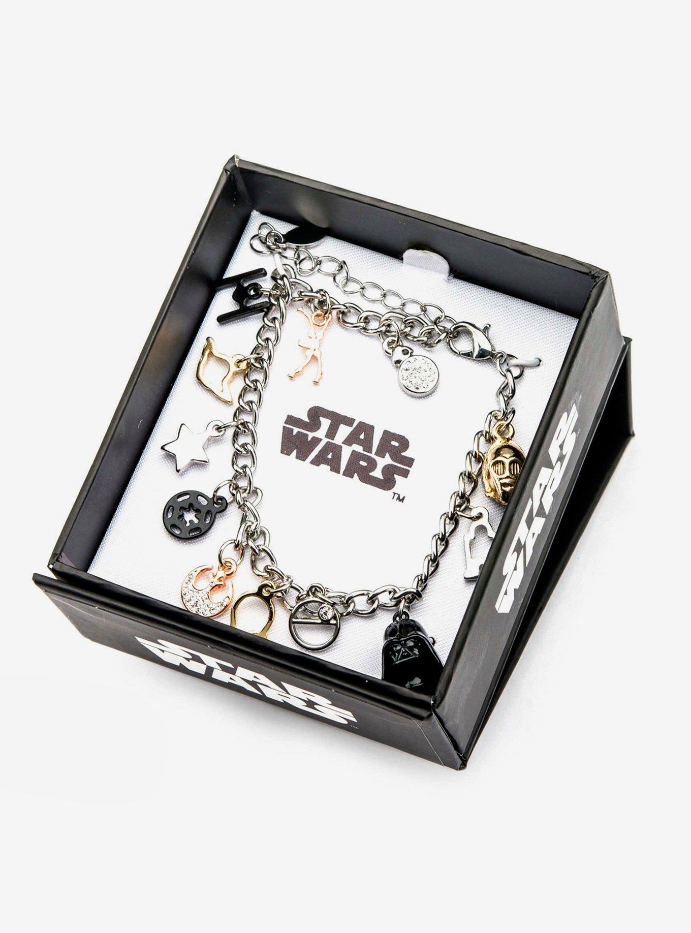 Star Wars Stainless Steel Charm Bracelet, , alternate