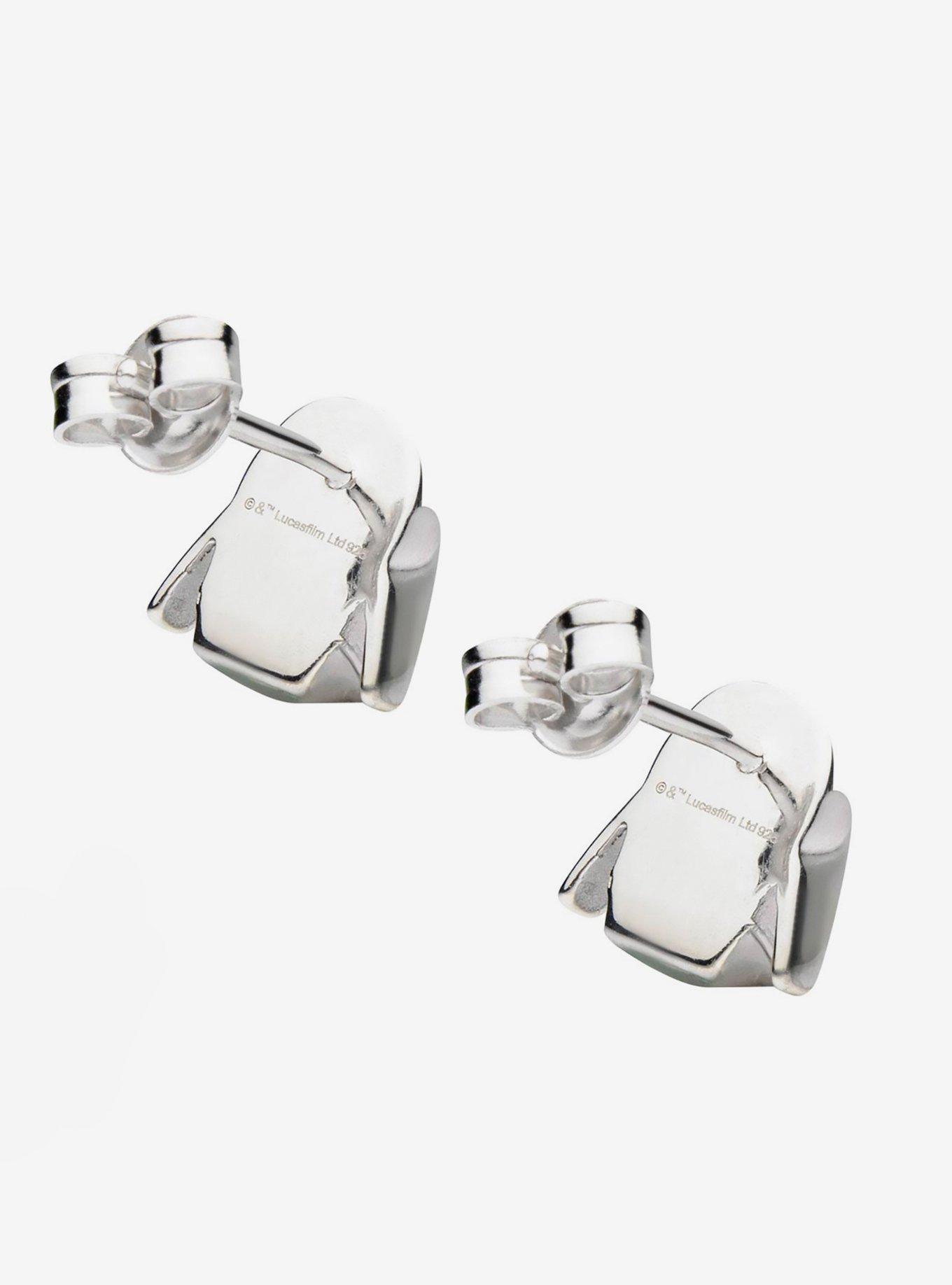 Star Wars Darth Vader Sterling Silver Stud Earrings, , alternate