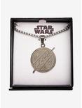 Star Wars Mandalorian Crest Pendant Necklace, , alternate