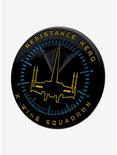 Star Wars Resistance X-Wing Gold-In-The-Dark Enamel Pin, , alternate