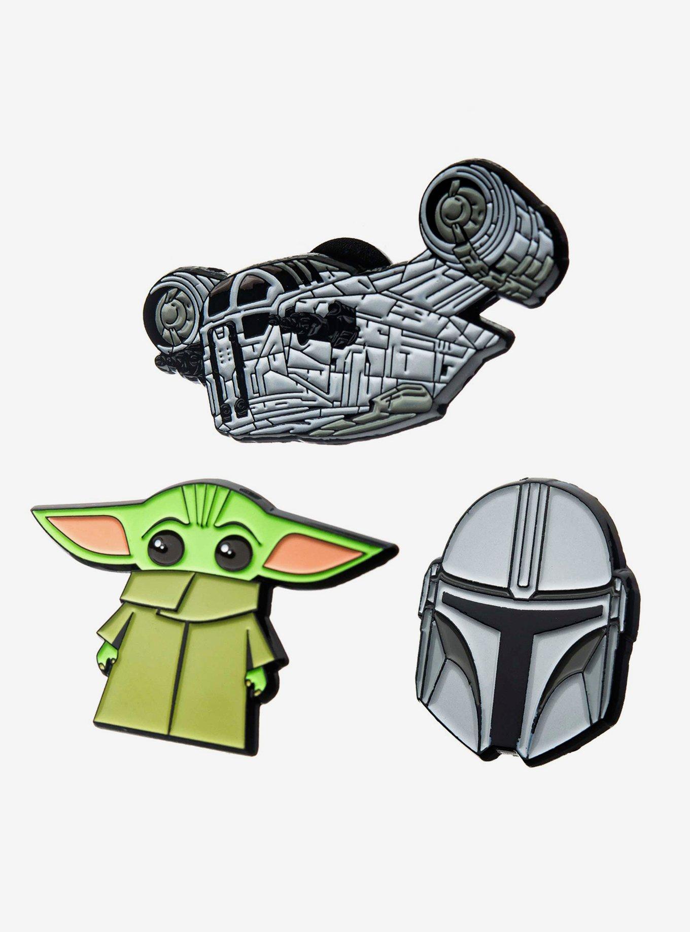 Star Wars The Mandalorian The Child Mando Enamel Pin Set, , alternate