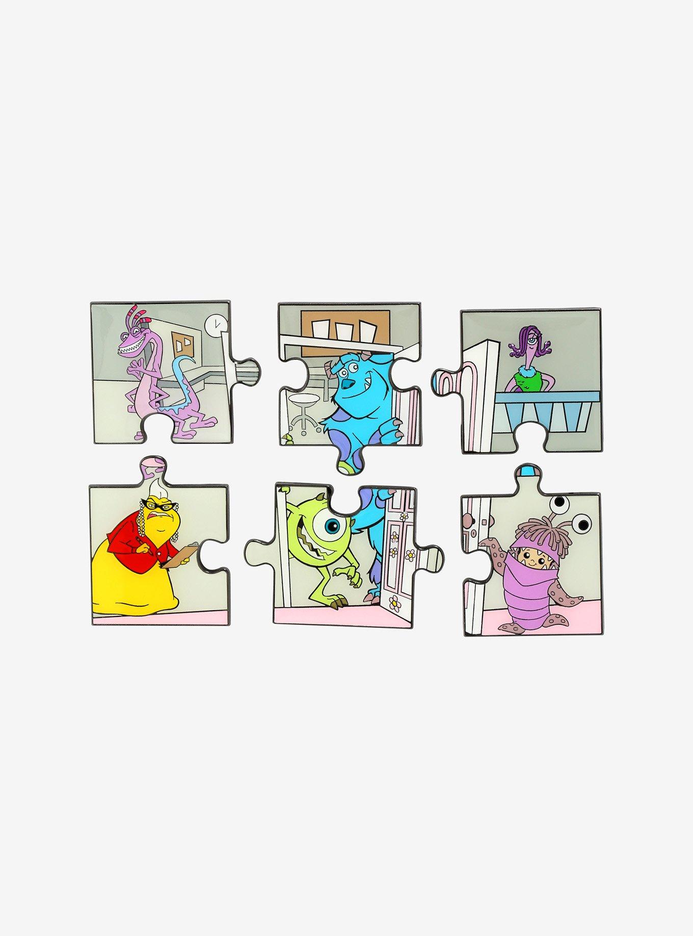 Loungefly Disney Pixar Monsters, Inc. Puzzle Blind Box Enamel Pin - BoxLunch Exclusive, , alternate